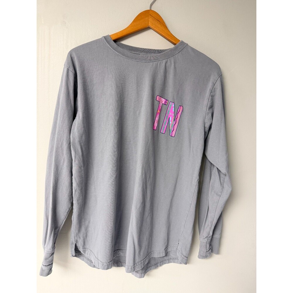 Royce Brand Tennessee TN Long Sleeve T Shirt Womens S Gray Southwestern
